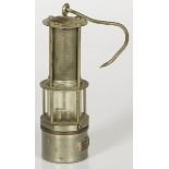 A miners' lantern, England, ca. 1920.