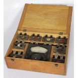 A Cambridge Instruments shuntmeter and (8) shunt resistors, 1st half of the 20th century.