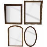 A lot comprised of (4) various mirror frames, Dutch, 20th century.