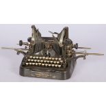 An old typewriting machine, marked: Oliver, United Kingdom, 1st quarter 20th century.