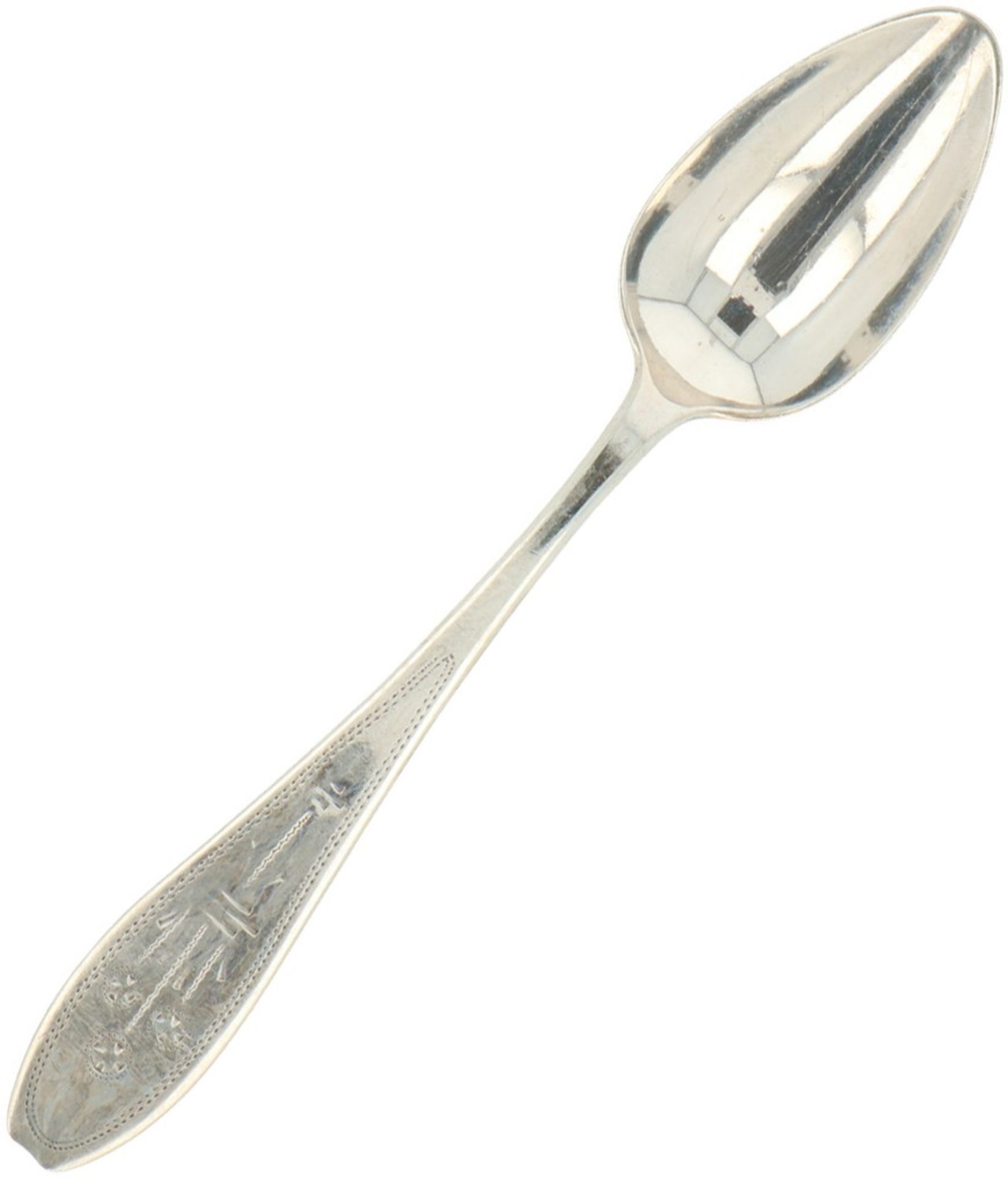 (6) piece set coffeespoons silver. - Image 2 of 4