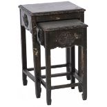 A set of (2) Asian side tables, China, 20th century.