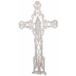 A cast iron crucifix, Belgium, ca. 1900.