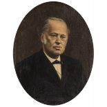 Dutch School,ca. 1880/90. Portrait of Mr. Cornelis van Vliet.