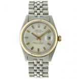 Rolex Datejust ''wide boy'' 1601 - Men's watch - appr. 1973.