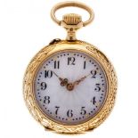 Coultre & Co Cylinder Escapement - Ladies Pocket Watch - apprx. 1898.