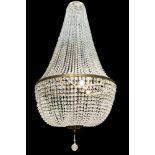 A large Empire-style pocket chandelier, 20th century.