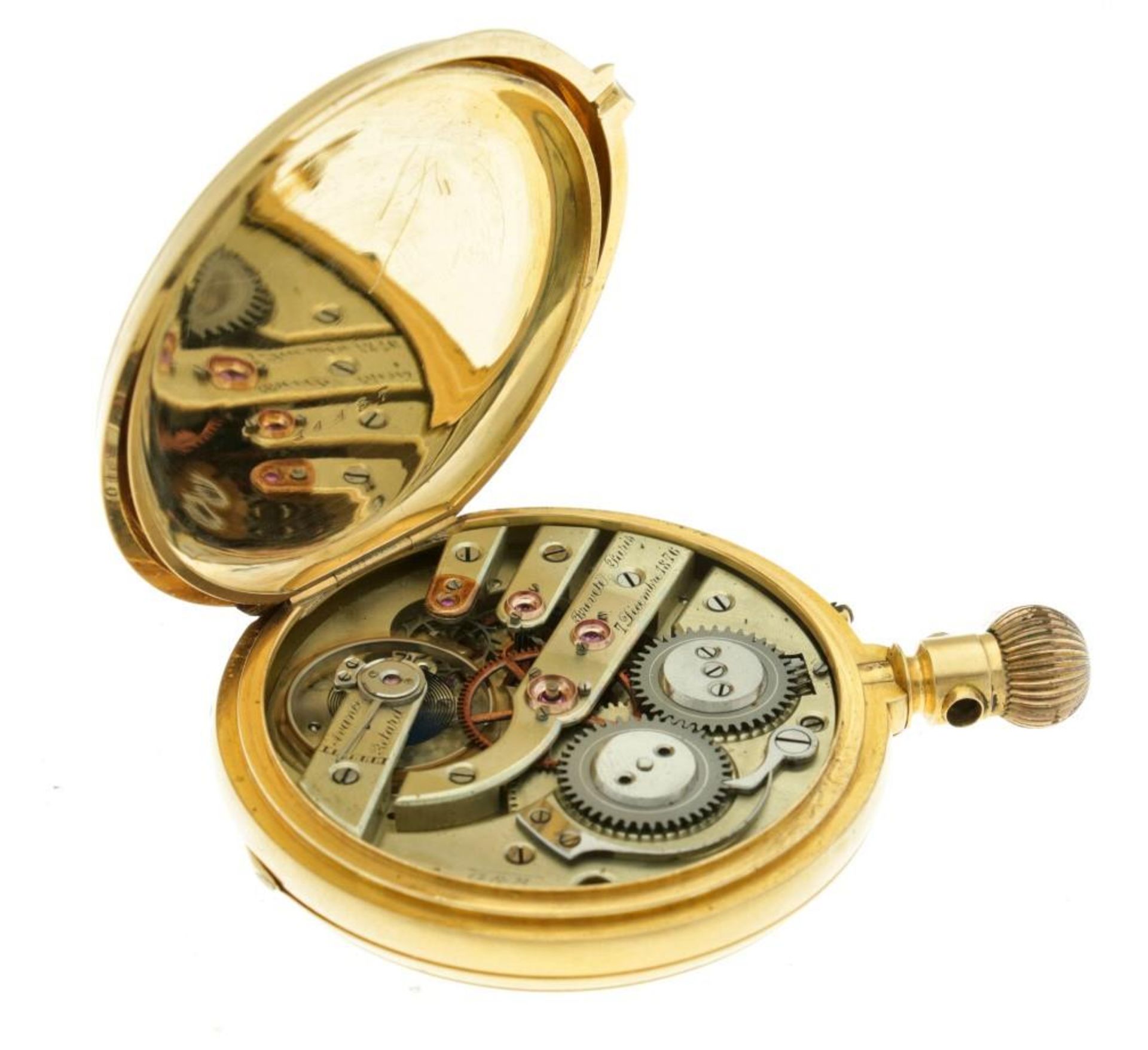 Brevete - Men's savonette pocket watch - appr. 1876. - Bild 5 aus 6