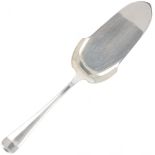 Pastry scoop "Haags Lofje" silver.