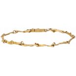 Björn Weckström for Lapponia 14K. yellow gold 'Rannio' bracelet.