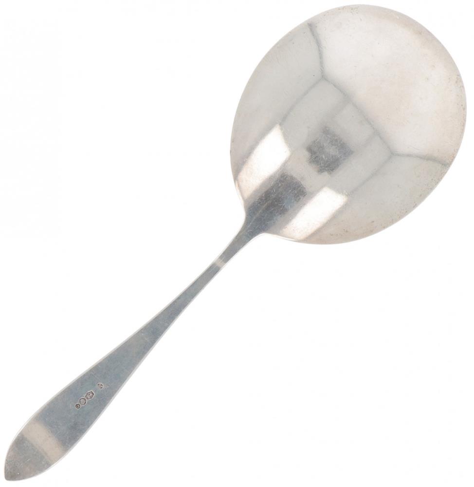 Rice spoon & Custard spoon "Dutch point fillet" silver. - Image 4 of 5