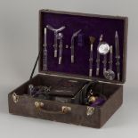 A 'Helios' set medical instruments for ultraviolet light therapy in case, Germany, 1920's.