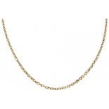 18K. Yellow gold Tirisi Moda link necklace.