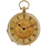 Stauffer de-Fonds cylinder escapement - Men's pocket watch - appr. 1910.