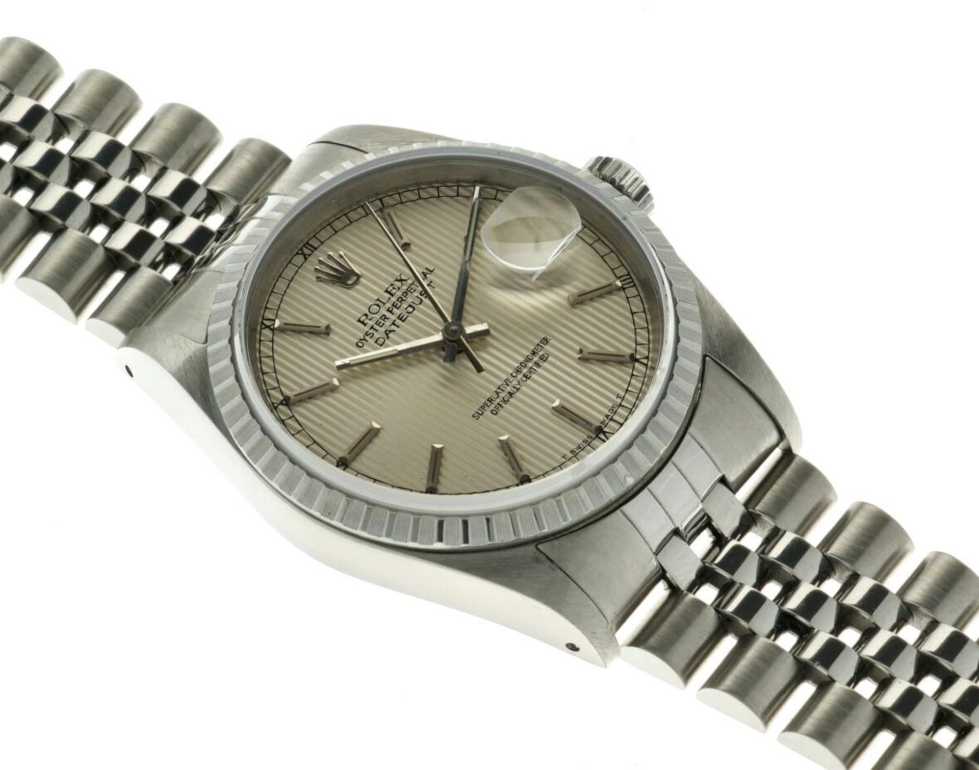 Rolex Datejust Tapestry 16220 - Men's watch - apprx. 1988. - Image 6 of 7