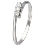18K. White gold Bliss ring set with approx. 0.09 ct. diamond.