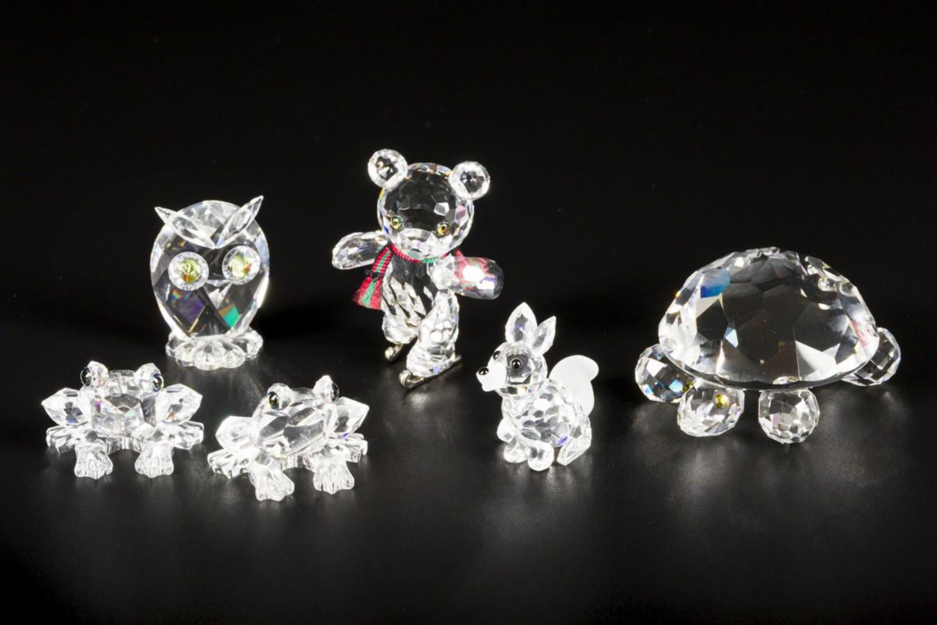 (6) piece lot Swarovski miniatures