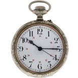 Anchor Escapement Pocket watch Steel - Men's pocket watch - approx. 1900.