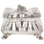 Tea box silver.