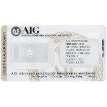 AIG Certified Marquise Cut Natural Diamond 0.46 ct.