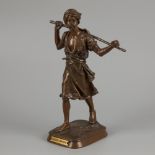 Emile Pinedo (France, 1840-1916), A bronze sculpture of a walking Arab - Arabe en marche, France, la