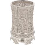 Brush pot (China export) silver.