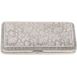 Cigarette case silver.