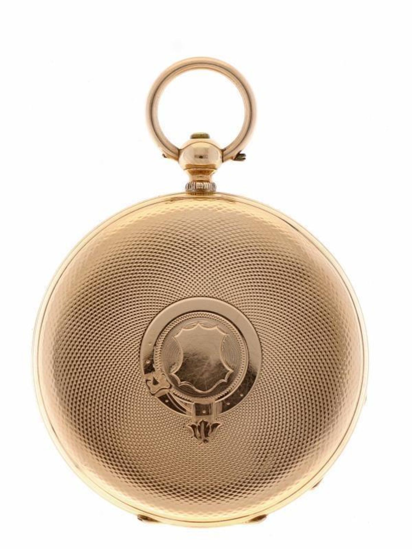 Pocket watch gold - Men's pocket watch - Manual winding - apprx. 1850. - Bild 2 aus 5