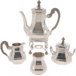 (5) piece coffee set silver.