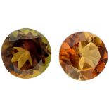 Two GLI Certified Natural Tourmaline Gemstones of 0.95 ct. and 0.85 ct.