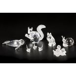 (6) piece lot Swarovski miniatures