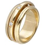 18K. Yellow gold Piaget 'Possession' ring set with approx. 0.28 ct. diamond.