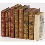 A lot comprised of various books a.w. Molière, Sapho, R.L. Stevenson Treasure Island and Hervé, Hist