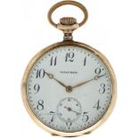 Waltham lever escapement 14 Kt. gold - Men's pocketwatch - apprx. 1902.