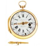 J. Baptiste Baillon, Paris Verge Fusee - Men's pocket watch - apprx. 1780.