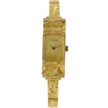 Björn Weckström for Lapponia 18K. yellow gold 'Spektra' women's wristwatch.