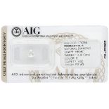 AIG Certified Heart Cut Natural Diamond 0.30 ct.