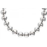 Henning Koppel for Georg Jensen no.270 silver modernist necklace - 925/1000.