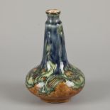 J.W. Mijnlieff (Jutphaas 1862 - 1940 Scheveningen), a vase with stylized Jugendstil decorations, ca.