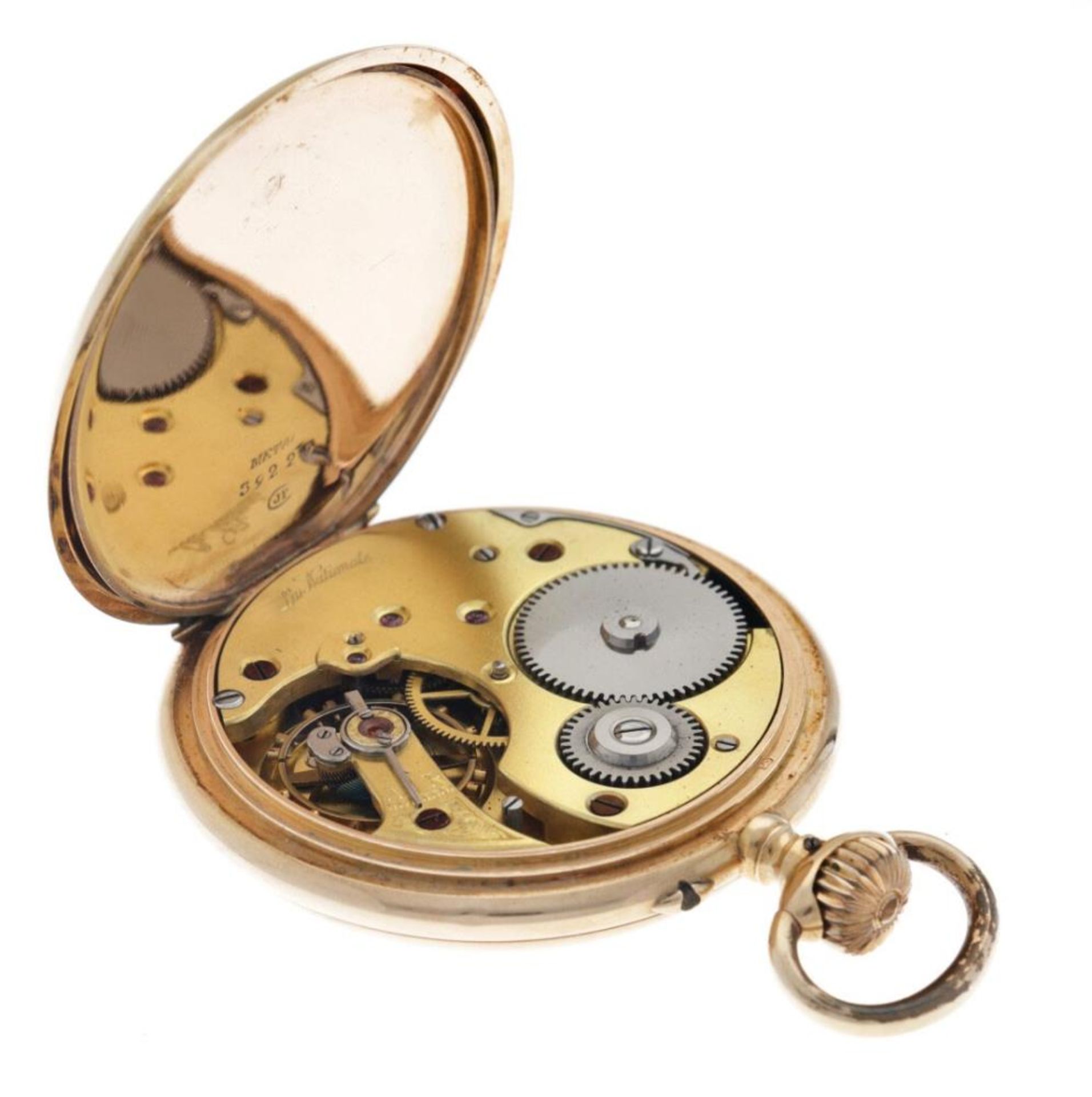 La Nationale Lever Escapement - Men's pocket watch - apprx. 1900. - Bild 4 aus 7