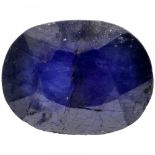 GJSPC Certified Natural Blue Sapphire Gemstone 9.09 ct.