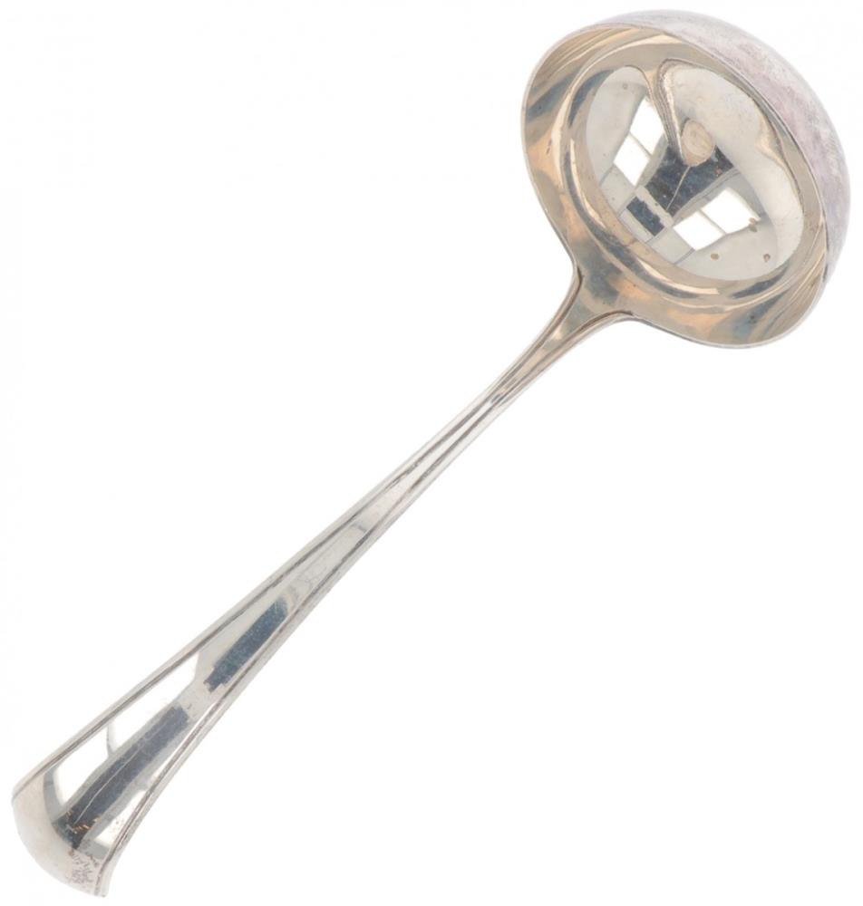 Soup ladle silver.