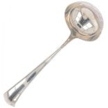 Soup ladle silver.