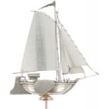 Miniature sailboat silver.