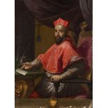 Italian School, 16th / 17th Century. Portrait of cardinal Petrus de Fonseca / Pedro a Fonseca (Corti