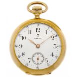 Pocket watch Omega gold - Ladies pocket watch - Manual winding - apprx. 1910.