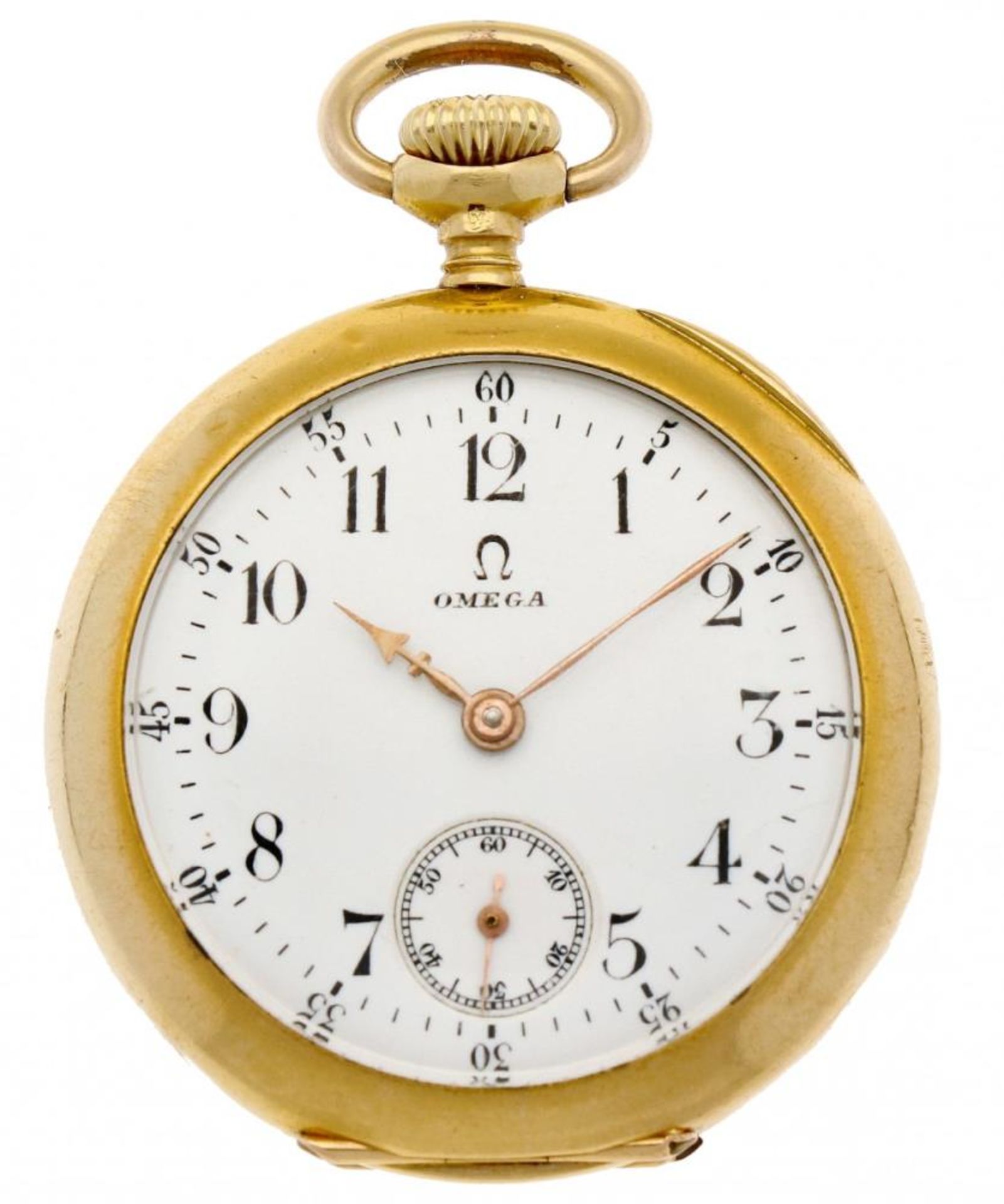 Pocket watch Omega gold - Ladies pocket watch - Manual winding - apprx. 1910.