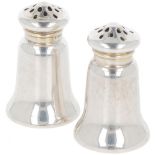 Salt and pepper set silver.