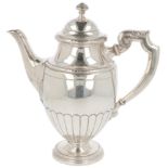 Coffee pot silver.