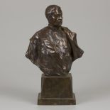 Antoine Joseph Van den Kerckhove (Brussels 1849-c.1910), A bronze buste of an official in uniform, B